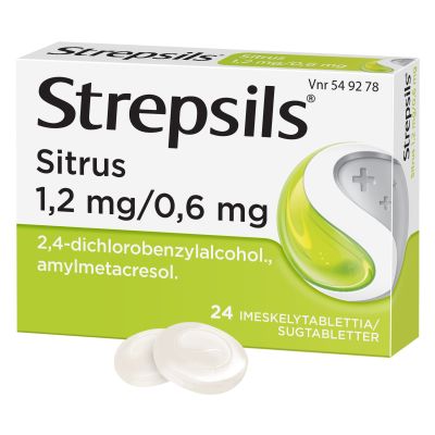 STREPSILS SITRUS imeskelytabletti 1,2/0,6 mg 24 fol